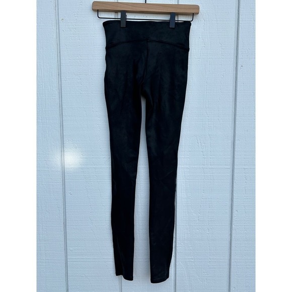SPANX Women's Black Leather-like leggings, size XS - Picture 1 of 8